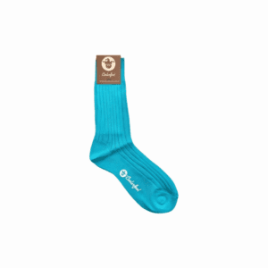 Chaussettes 100% fil d’Écosse – Azur