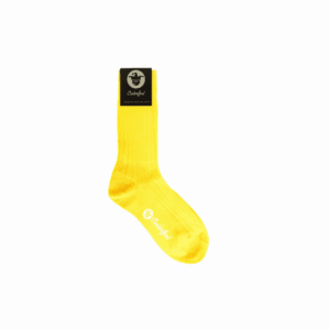 Chaussettes 100% fil d’Écosse – Jaune