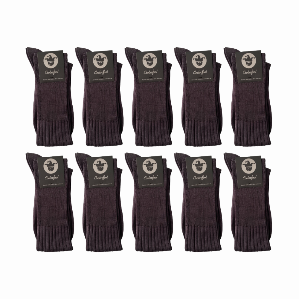 chaussettes de luxe fil d'écosse Coolorfool en 20 couleurs tendances