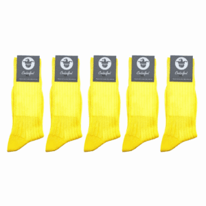 Chaussettes 100% fil d’Écosse – Pack Jaune