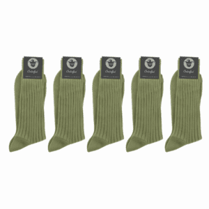 Chaussettes 100% fil d’Écosse – Pack Kaki