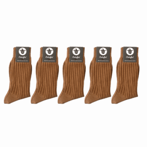 Chaussettes 100% fil d’Écosse – Pack Noisette