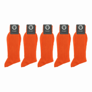 Chaussettes 100% fil d’Écosse – Pack Orange