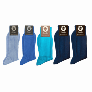 Chaussettes 100% fil d’Écosse – Pack Passion Bleu