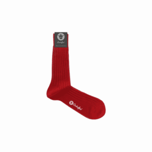 Chaussettes 100% fil d’Écosse – Rouge